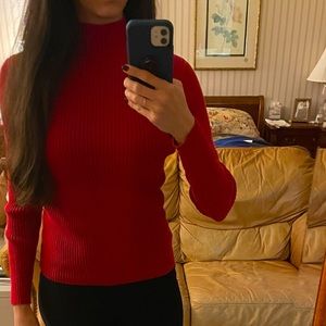 Preview International red turtle neck